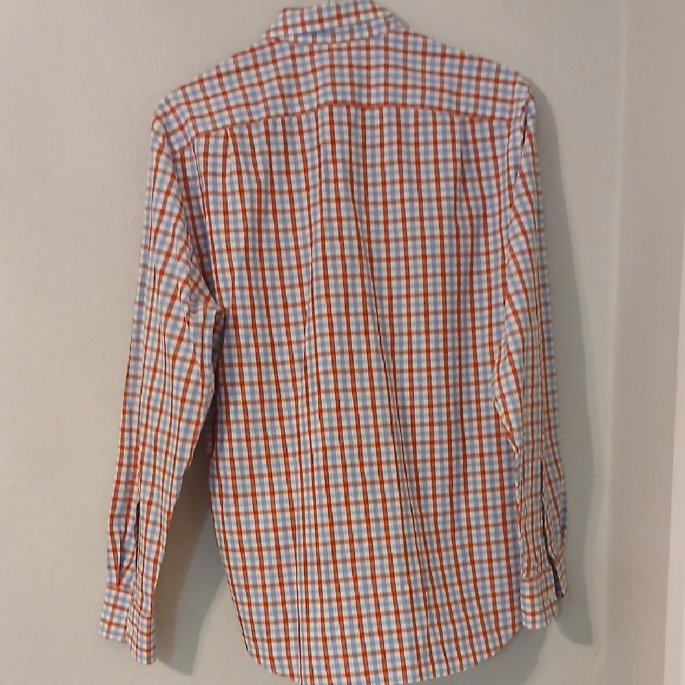 J. Crew Red and Blue‎ Casual Button Down Shirt